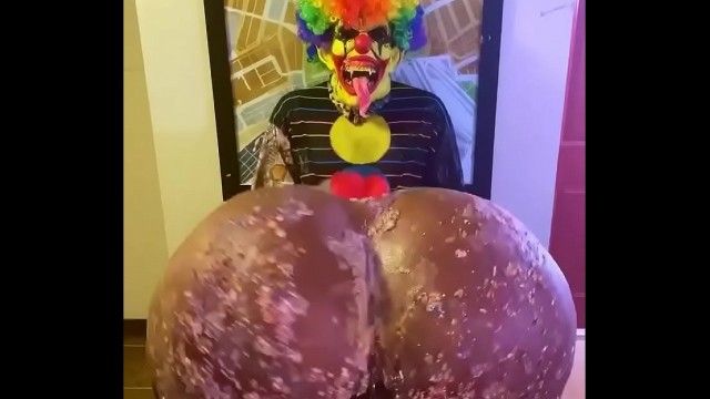 Gibby The Clown Bigboobs Licking Sucking Great Blackcock Straight